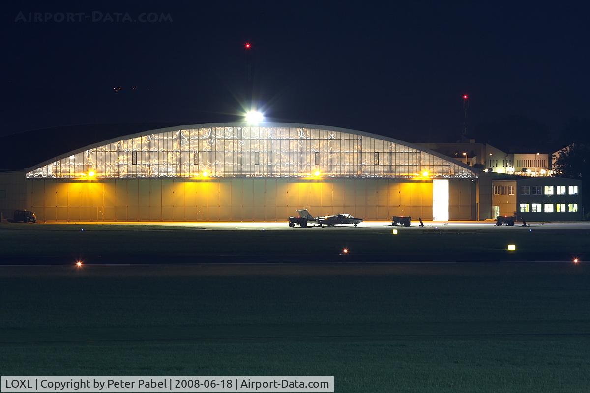 LOXL Airport - BC-33 resting in front of the military hangar