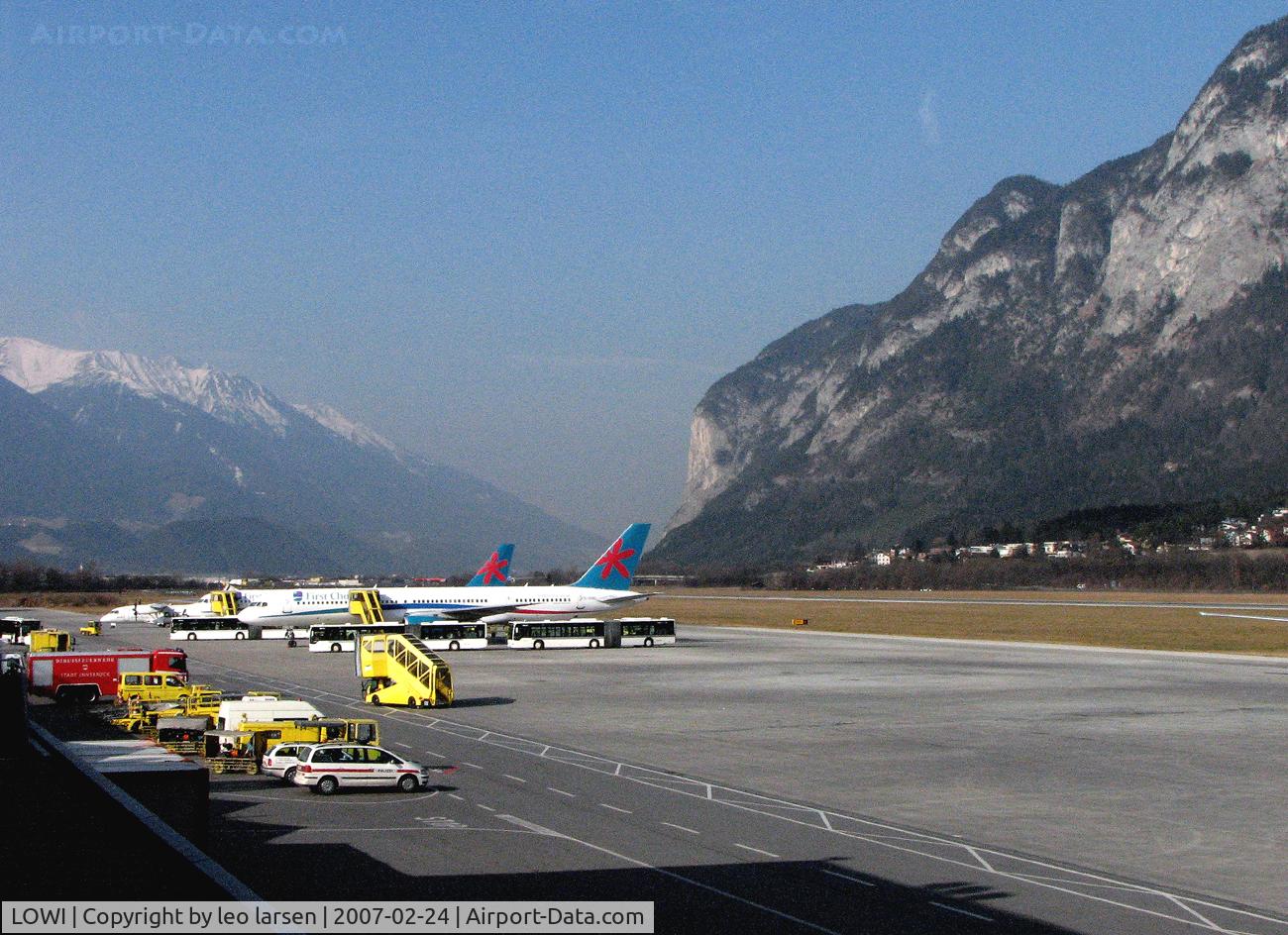 Innsbruck Airport, Innsbruck Austria (LOWI) - Insbruck 24.2.07