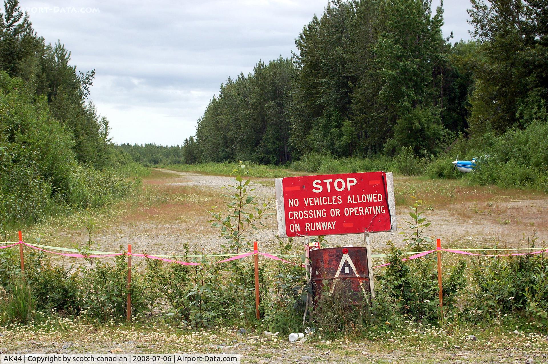Talkeetna Village Strip Airport (AK44) - Talkeetna Village Strip Airport at Talkeetna, AK