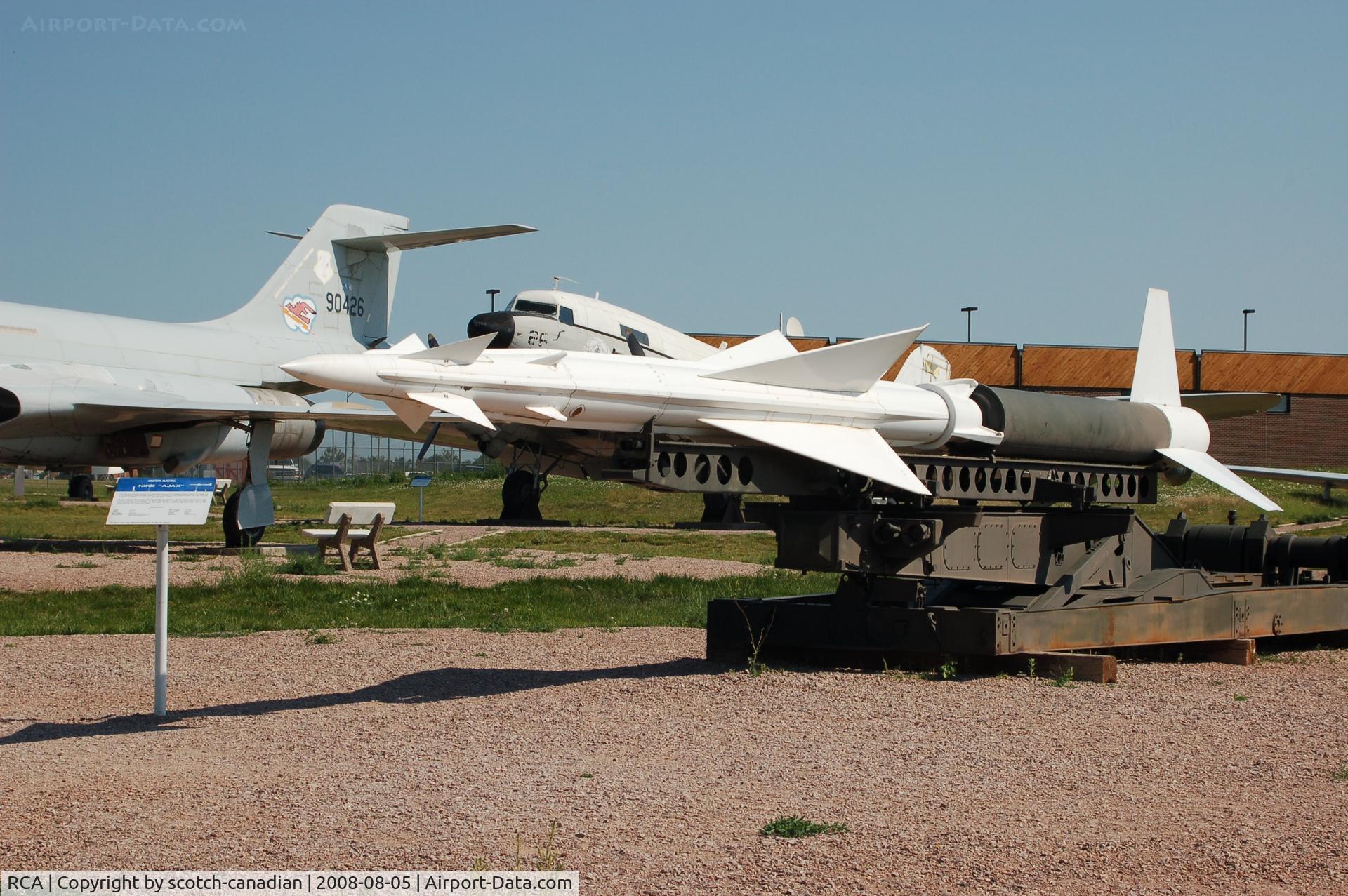 Ellsworth Afb Airport (RCA) - Nike Ajax Missile at the South Dakota Air and Space Museum, Box Elder, SD
