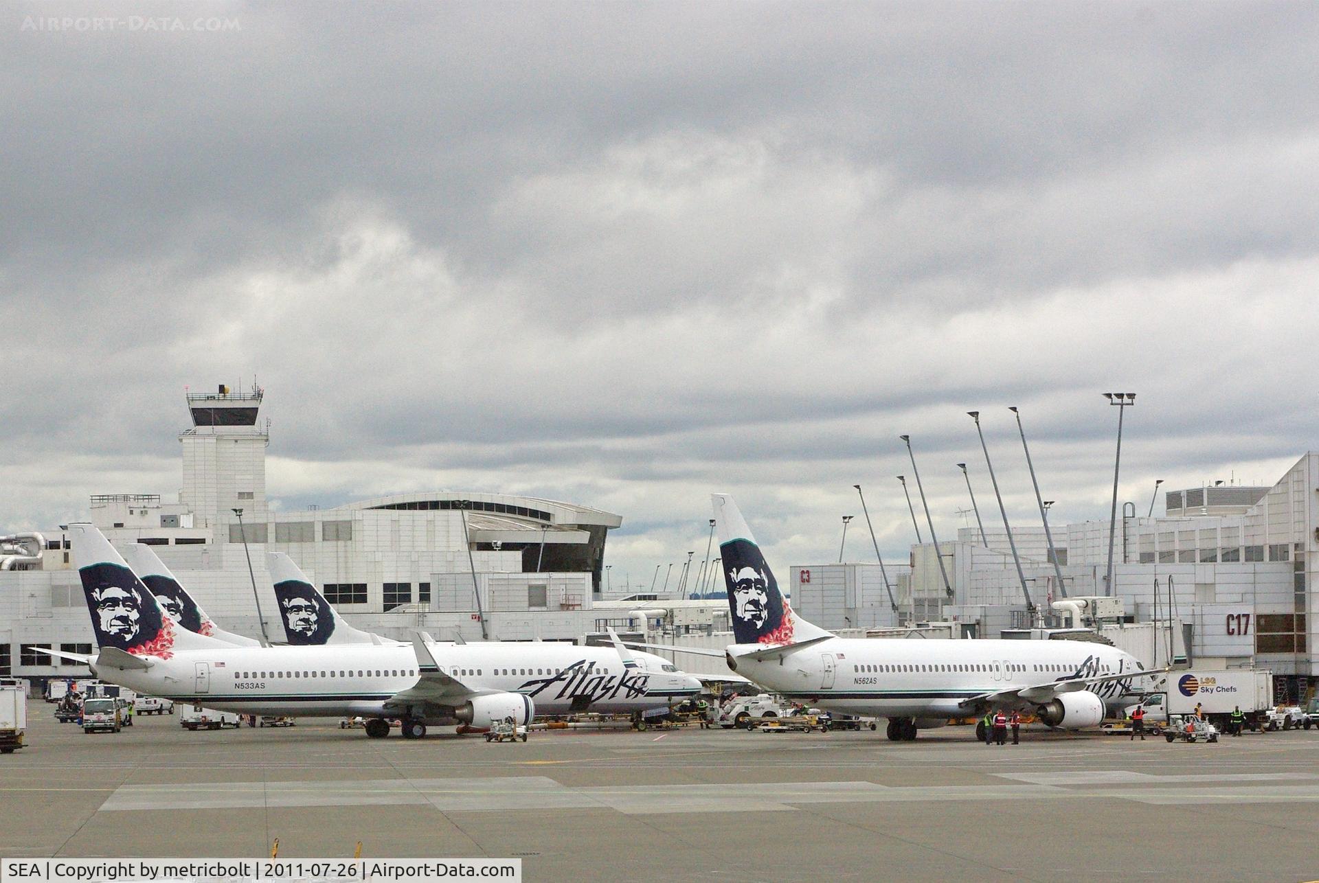 Seattle-tacoma International Airport (SEA) - Alaska fleet at SeaTac