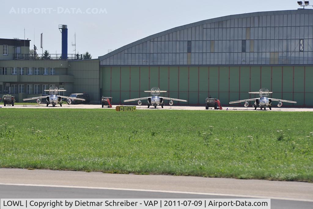Linz Airport (Blue Danube Airport), Linz Austria (LOWL) - Austrian Air Force Saab 105