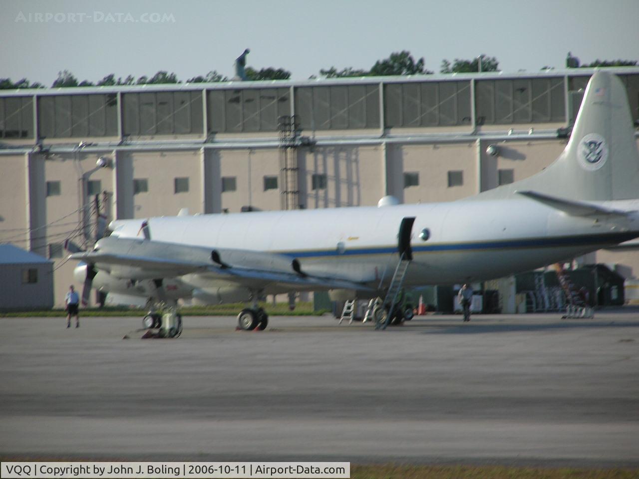 Cecil Airport (VQQ) - Customs P-3 on ramp at KVQQ