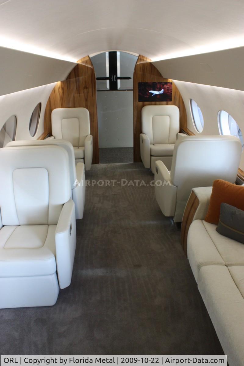 Executive Airport (ORL) - Gulfstream 650 mock up cabin