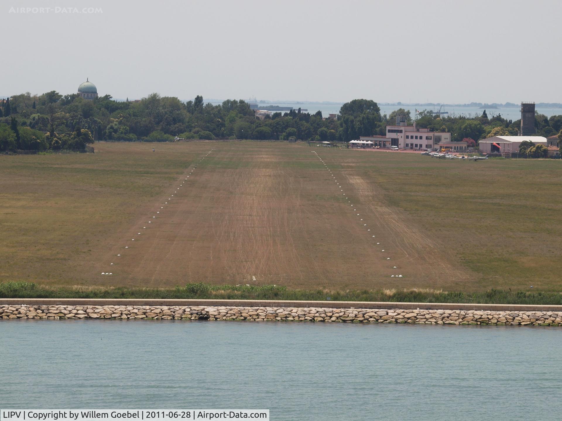 San Nicolo Airport, Venice (Venezia) Italy (LIPV) - Photo is taken from the 