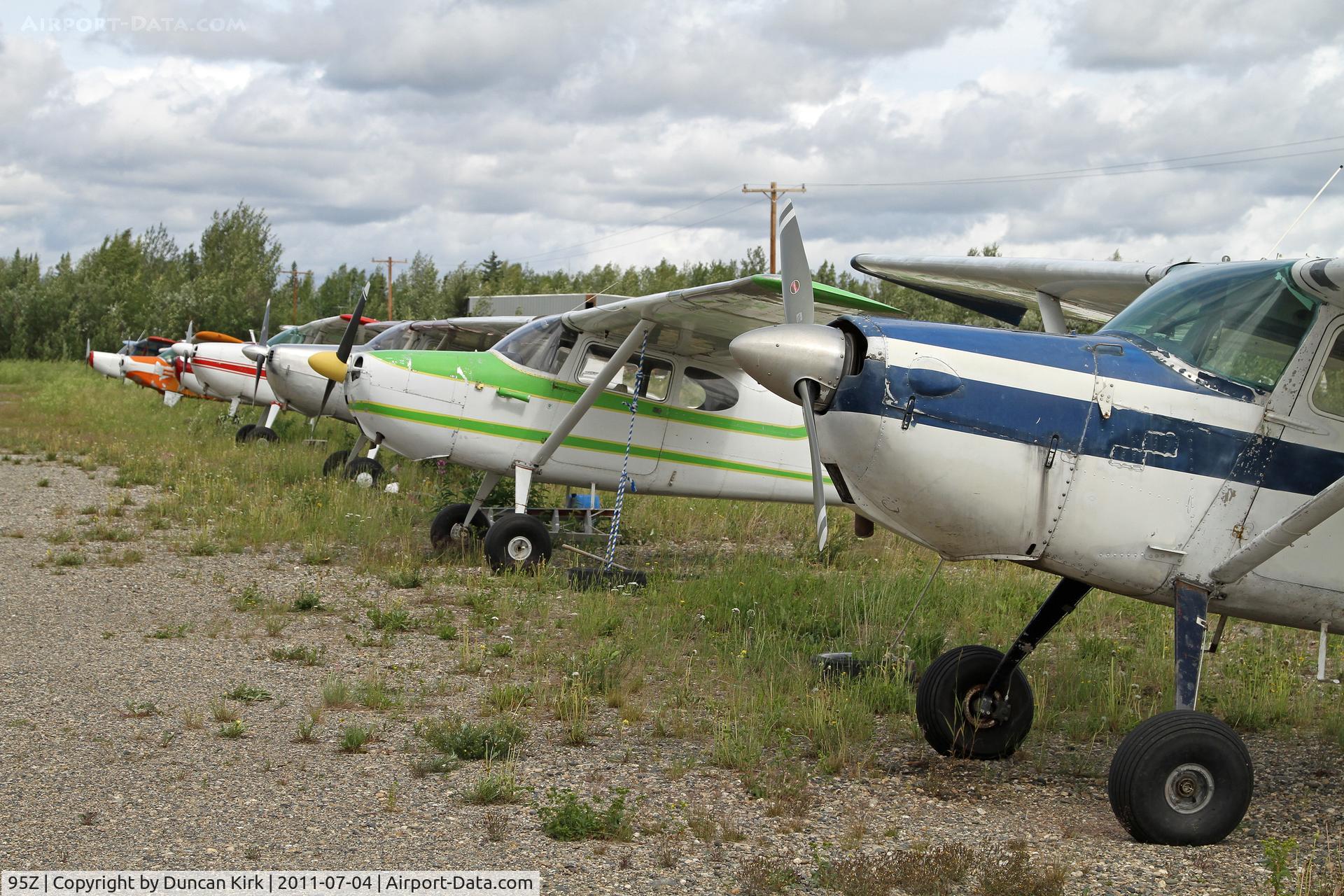 Bradley Sky-ranch Airport (95Z) - This field has about 30 aircraft, a small museum with two Beech 18's, and Santa just down the road at North Pole! 