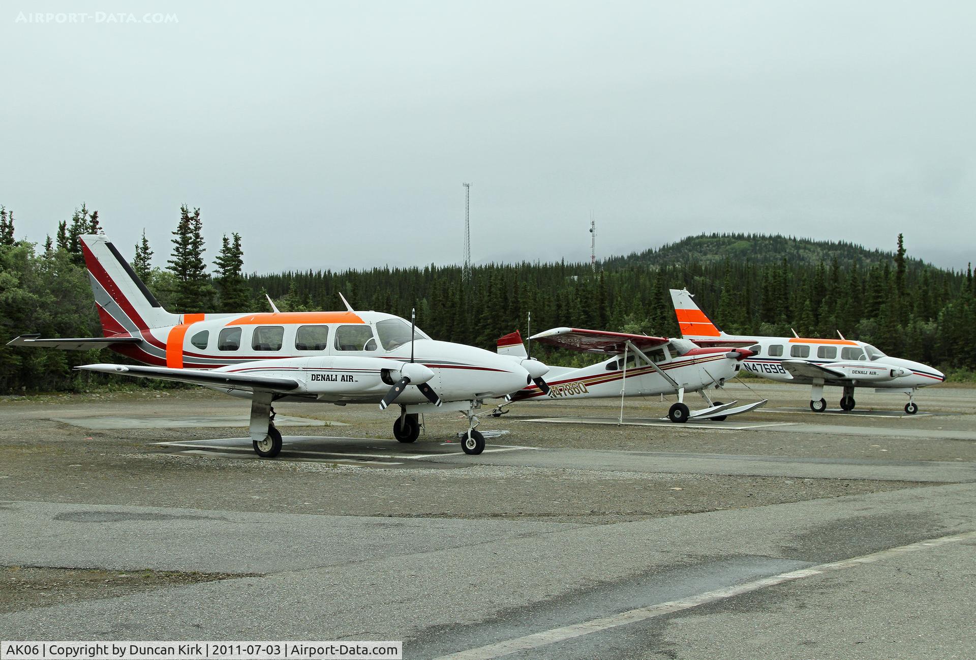 Denali Airport (AK06) - This private airport serves Denali Air and their tourist flights