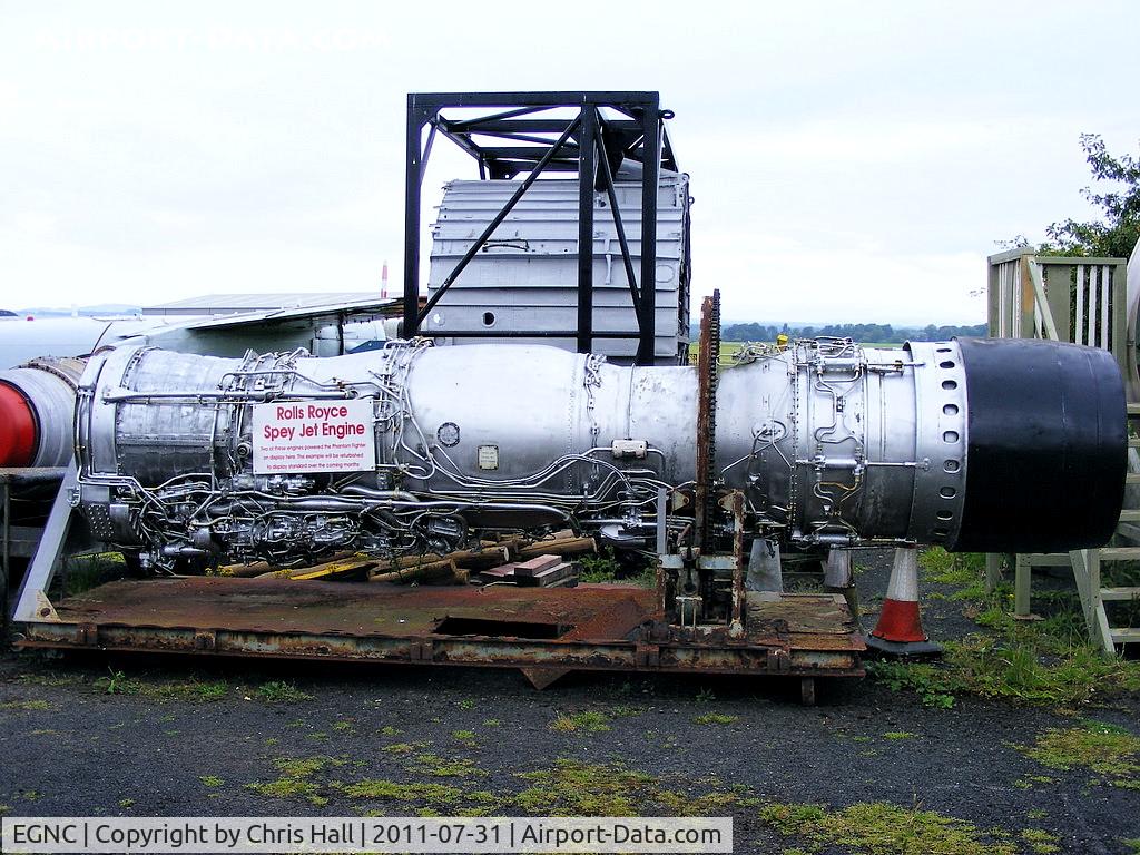 Carlisle Airport, Carlisle, England United Kingdom (EGNC) - Rolls Royce RB.168 Mk 202 Spey used to power the Royal Air Force Phantom FGR2's