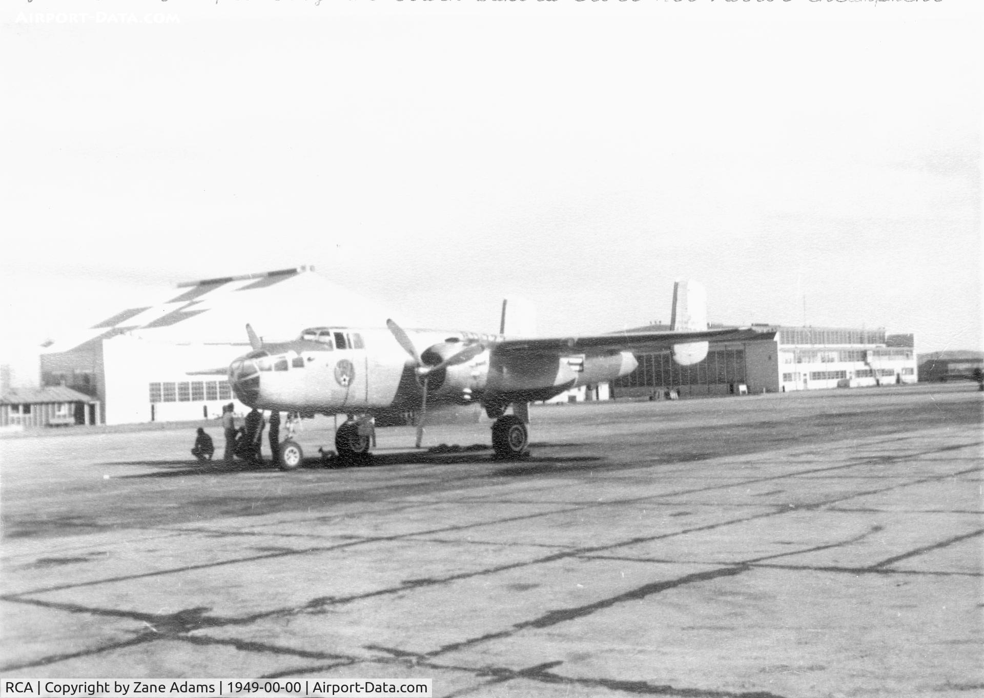 Ellsworth Afb Airport (RCA) - B-25 at  Weaver Air Force Base - Rapid City SD (Ellsworth AFB)