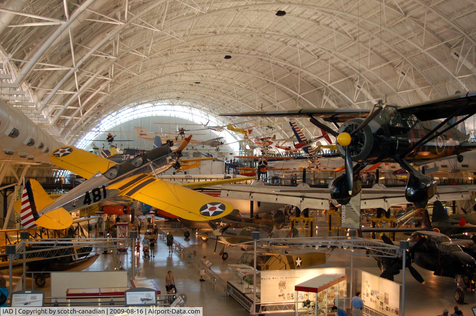 Washington Dulles International Airport (IAD) - Steven F. Udvar-Hazy Center, Smithsonian National Air and Space Museum, Chantilly, VA