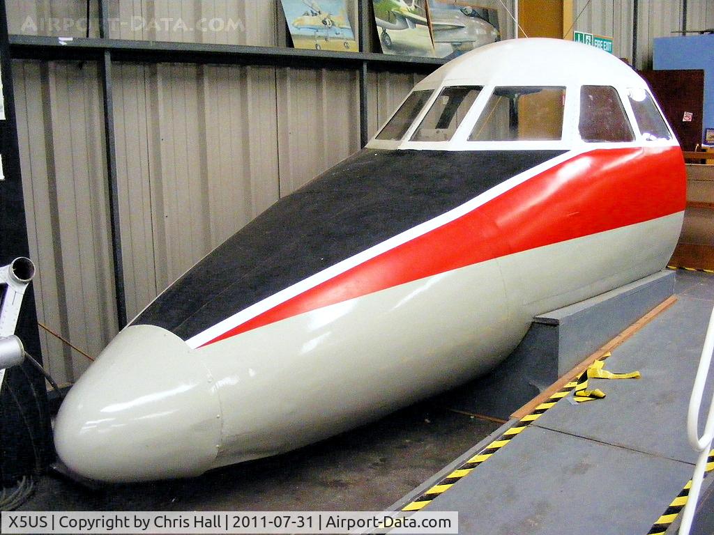 X5US Airport - HP Jetstream C-10A Cockpit displayed at the North East Aircraft Museum, Unsworth