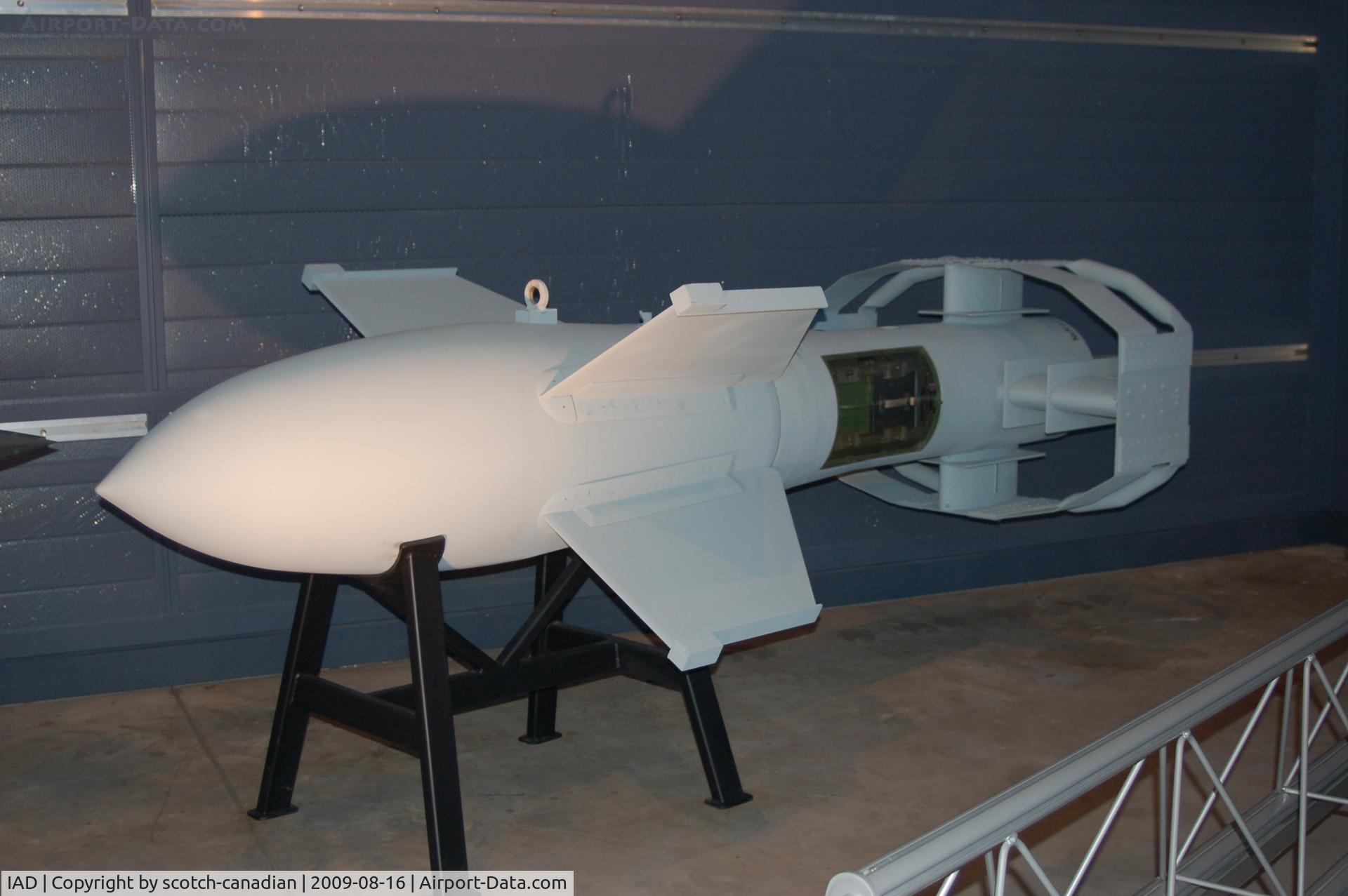 Washington Dulles International Airport (IAD) - Fritz X Guided Bomb at the Steven F. Udvar-Hazy Center, Smithsonian National Air and Space Museum, Chantilly, VA