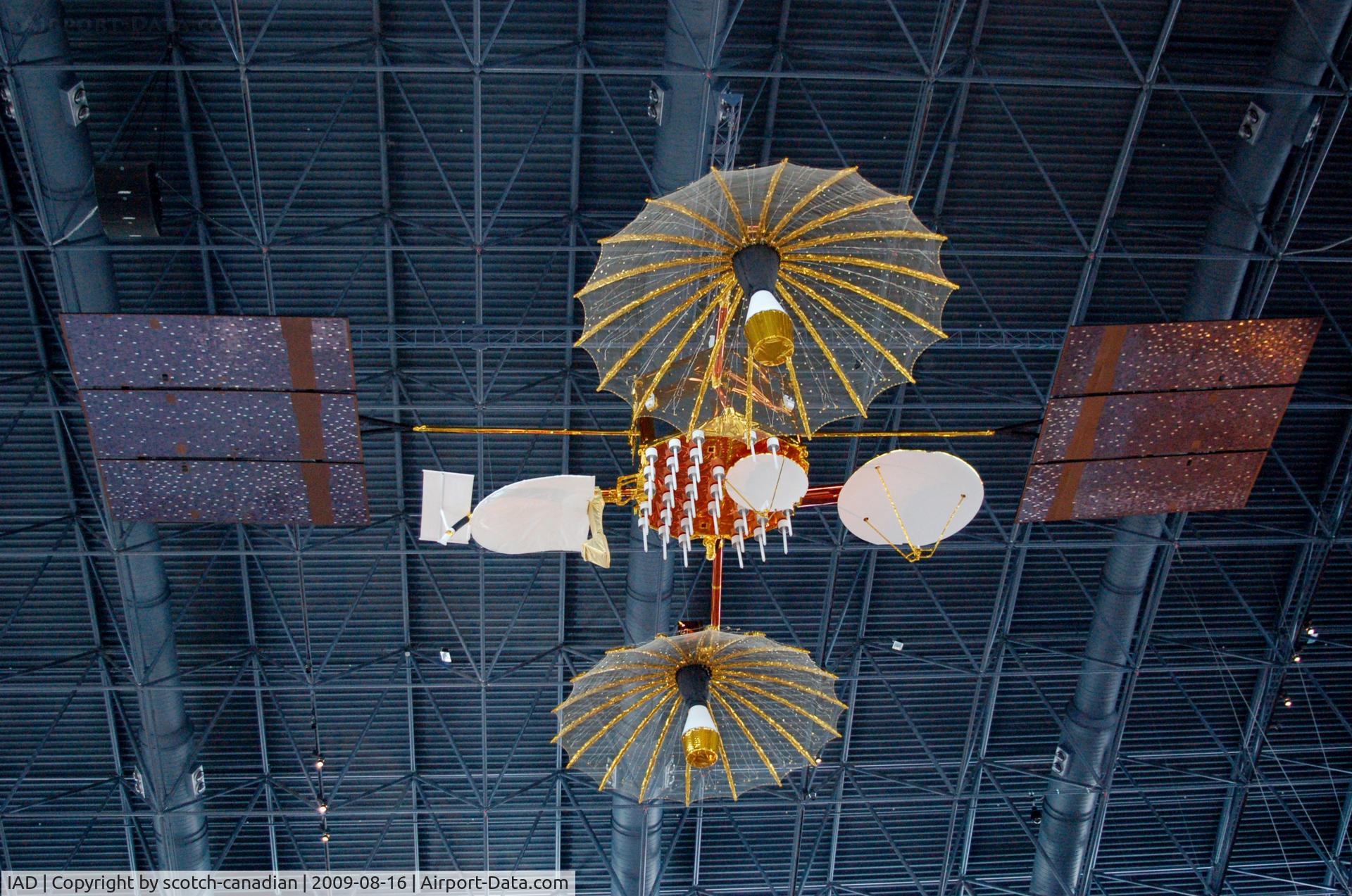 Washington Dulles International Airport (IAD) - Tracking and Data Relay Satellite at the Steven F. Udvar-Hazy Center, Smithsonian National Air and Space Museum, Chantilly, VA