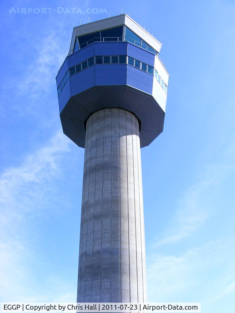 Liverpool John Lennon Airport, Liverpool, England United Kingdom (EGGP) - Liverpool ATC Tower, the meeting room below the control area is a great place for taking photo's