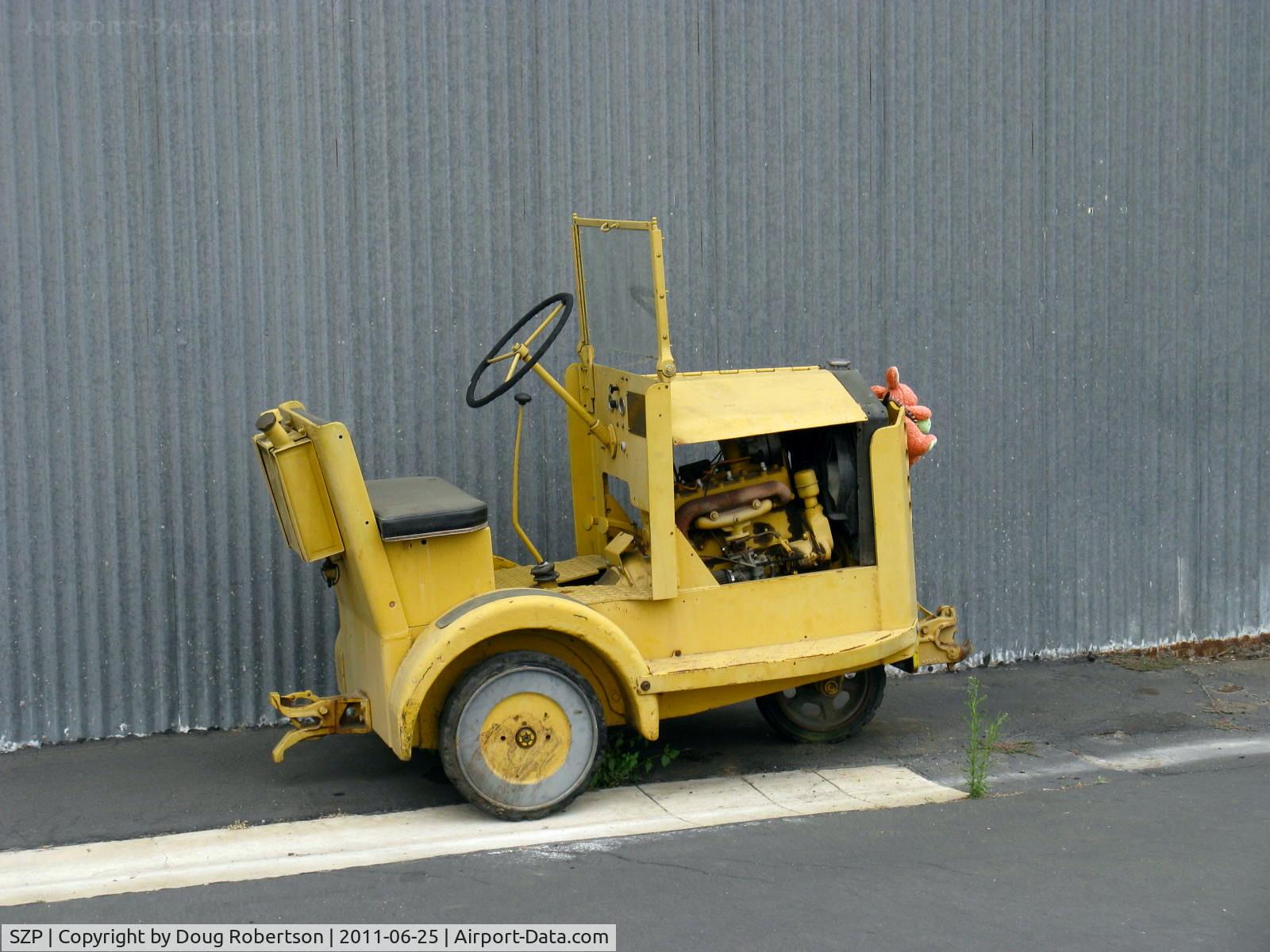 Santa Paula Airport (SZP) - Mercury Industrial Truck Banty type tug pusher/puller, Atomic 4 30 Hp?