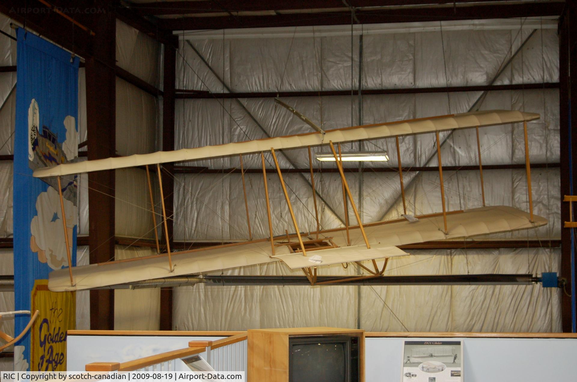 Richmond International Airport (RIC) - Wright Brothers 1901 Glider at the Virginia Aviation Museum, Richmond, VA