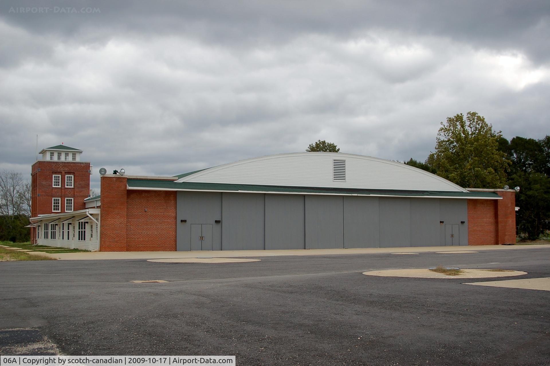 Moton Field Municipal Airport (06A) - Hangar No. 2 and Control Tower, Tuskegee Airman National Historic Site, Moton Field Municipal Airport, Tuskegee, AL