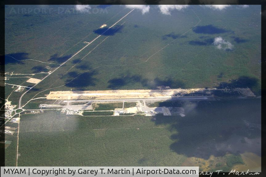 Marsh Harbour Airport, Marsh Harbour, Abaco Bahamas (MYAM) - View of the construction of the new runway at Marsh Harbour. That runway is now in use, and the old runway is now a taxiway.