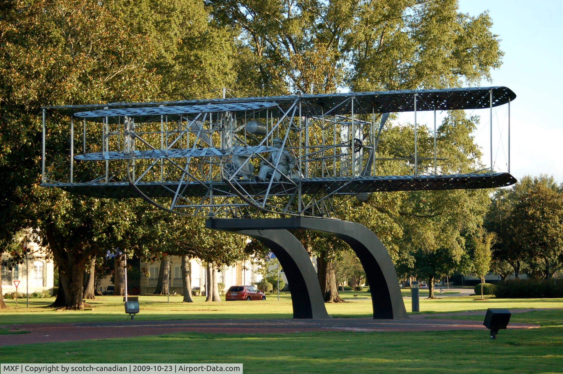 Maxwell Afb Airport (MXF) - Wright Flyer Monument at Maxwell AFB, Montgomery, AL