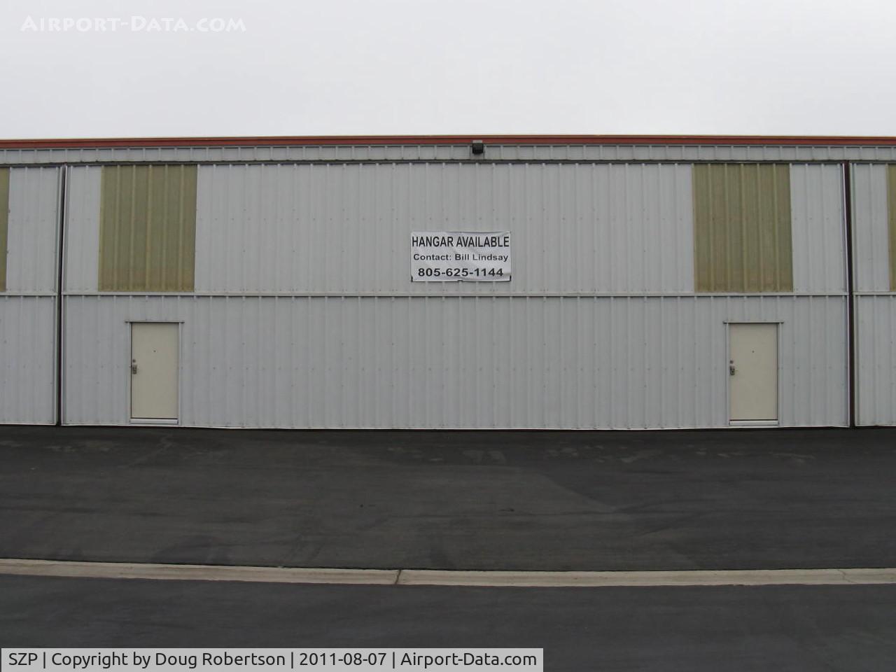 Santa Paula Airport (SZP) - Large Hangar for sale-in newer section