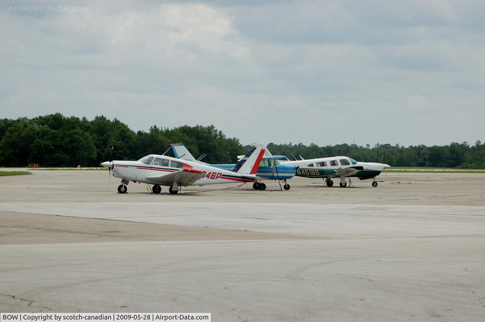 Bartow Municipal Airport (BOW) - Aircraft parked at Bartow Municipal Airport, Bartow, FL
