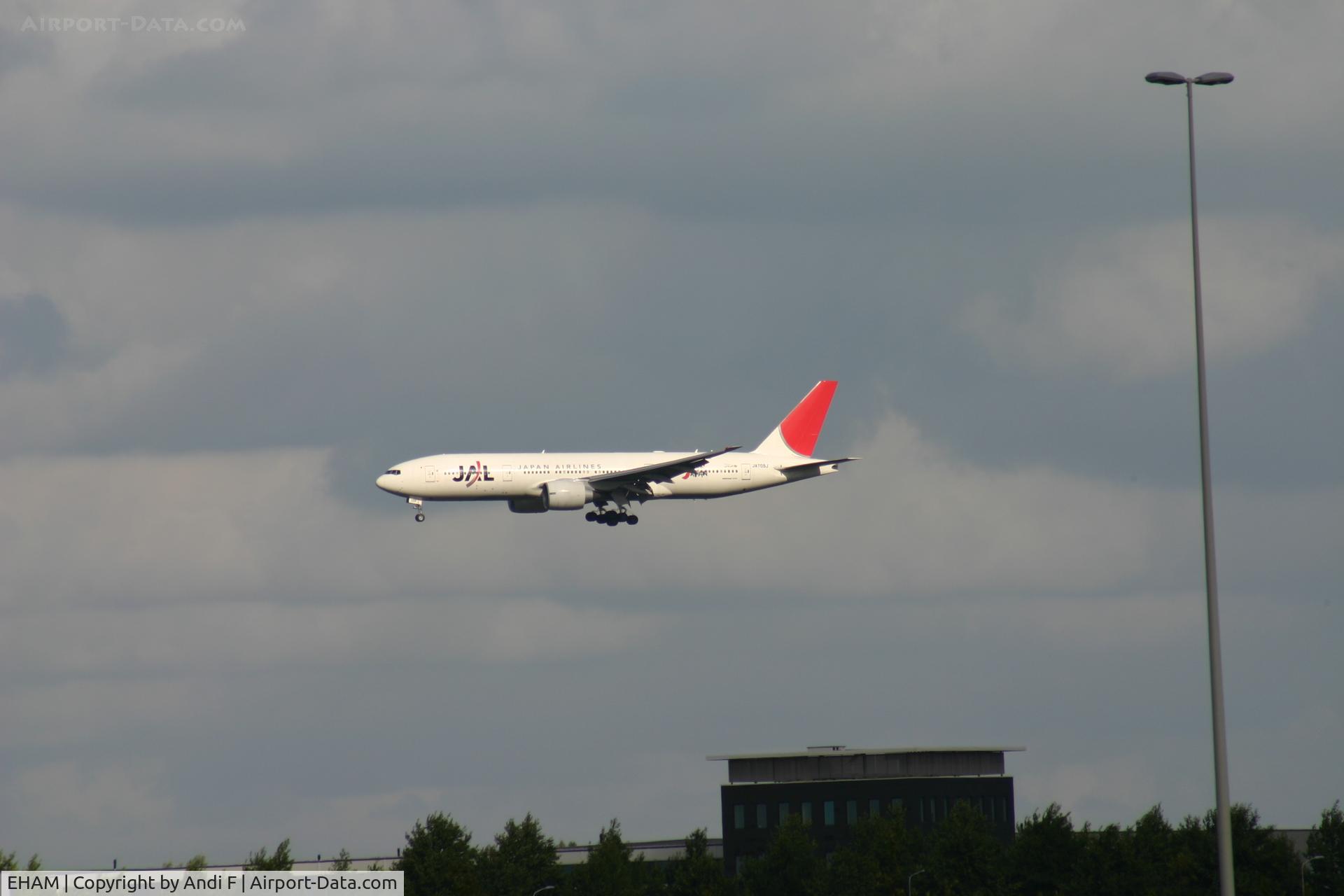Amsterdam Schiphol Airport, Haarlemmermeer, near Amsterdam Netherlands (EHAM) - JAL 777