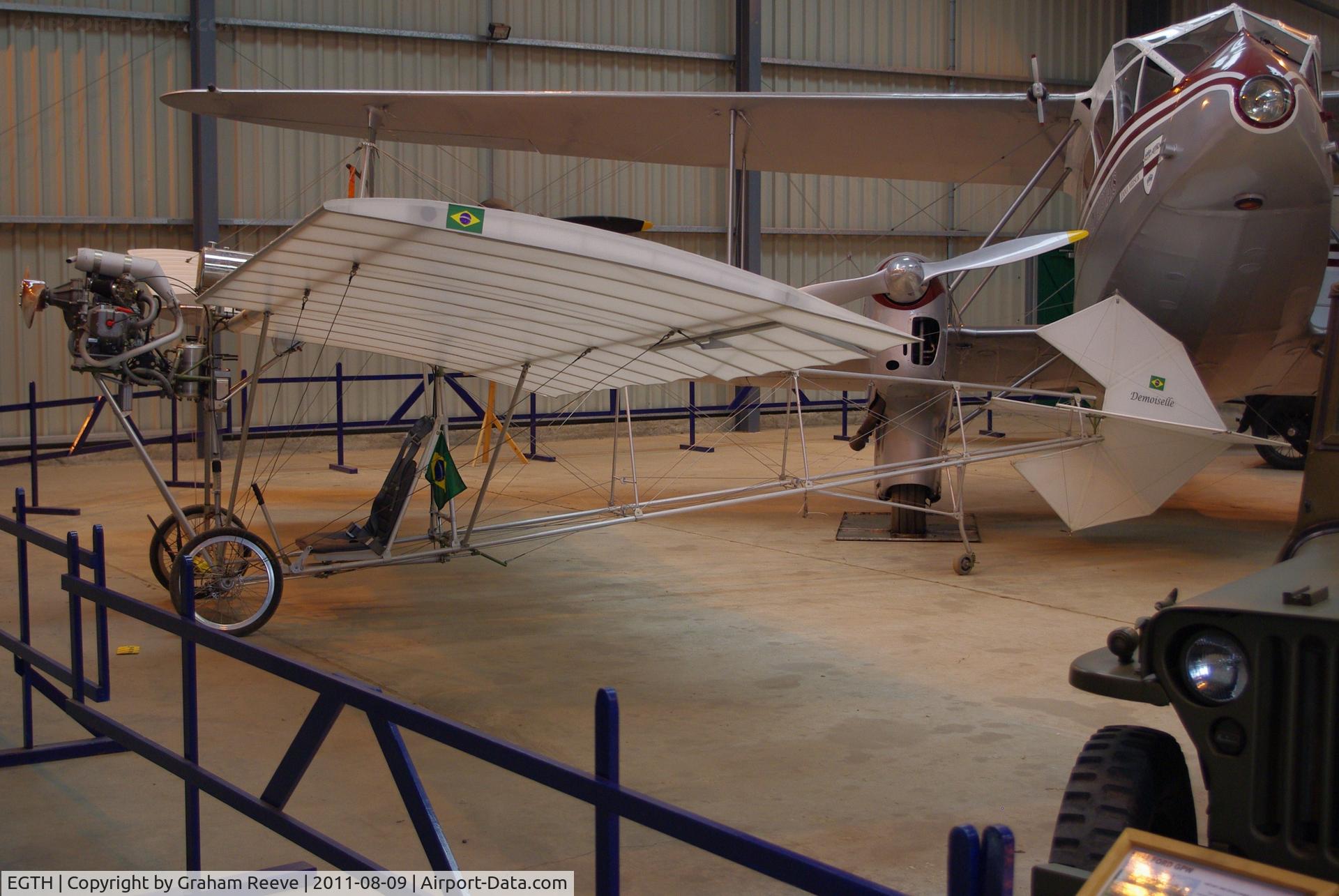 EGTH Airport - Santos Dumont Demoiselle XX replica. 