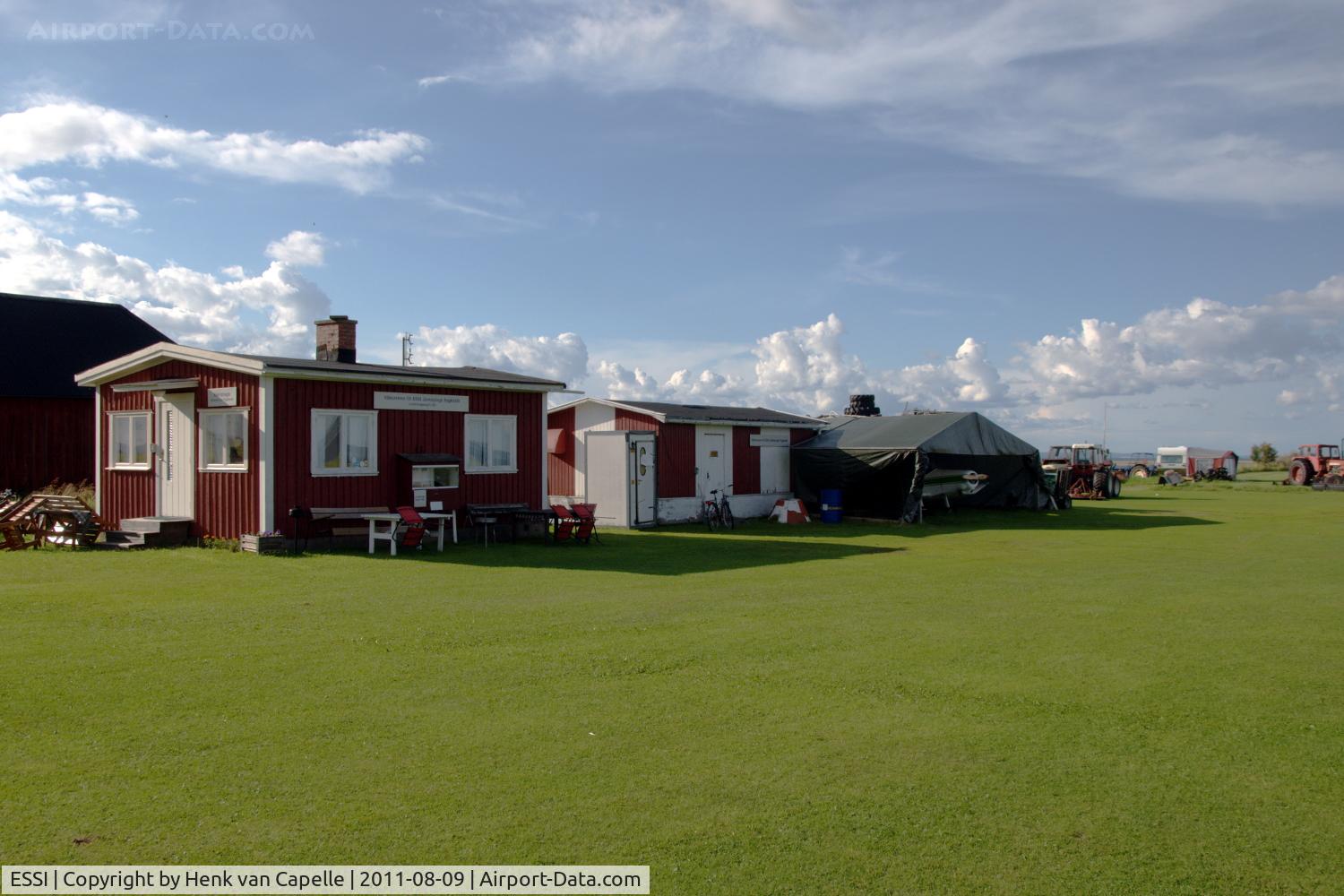 Visingsö Airport, Visingsö Sweden (ESSI) - Flying club buildings on the historical airfield on the island of Visingsö in the Vättern lake