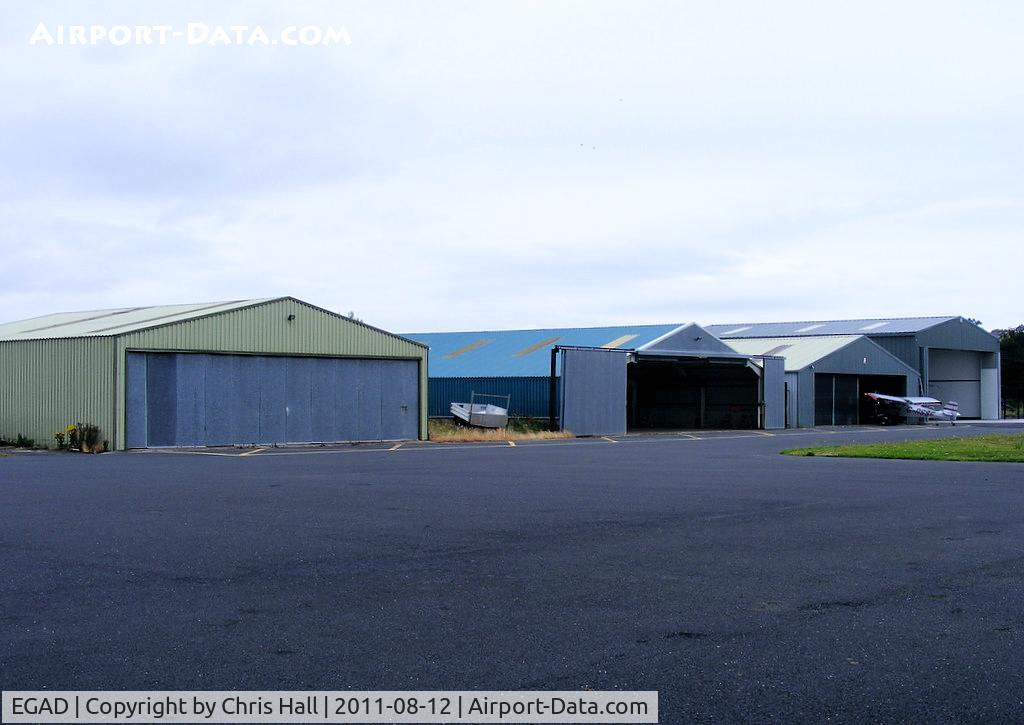 Newtownards Airport, Newtownards, Northern Ireland United Kingdom (EGAD) - Hangars at Newtownards Airport