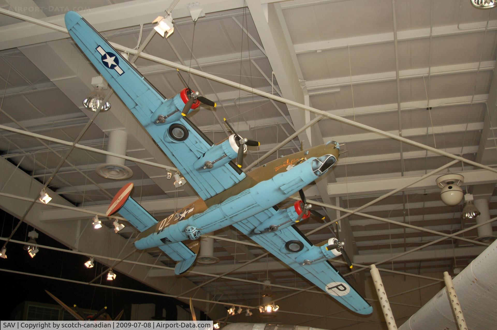 Savannah/hilton Head International Airport (SAV) - Model of Consolidated B-24H Liberator 