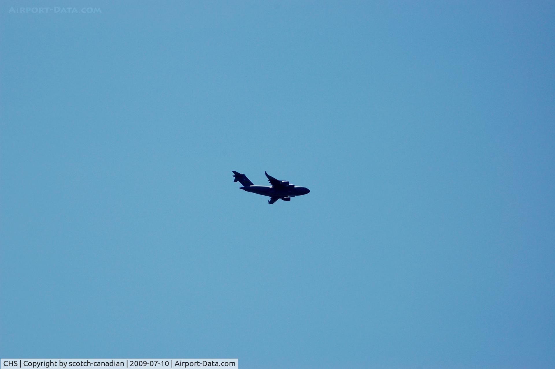 Charleston Afb/intl Airport (CHS) - Boeing C-17 Globemaster III over Charleston Harbor, SC