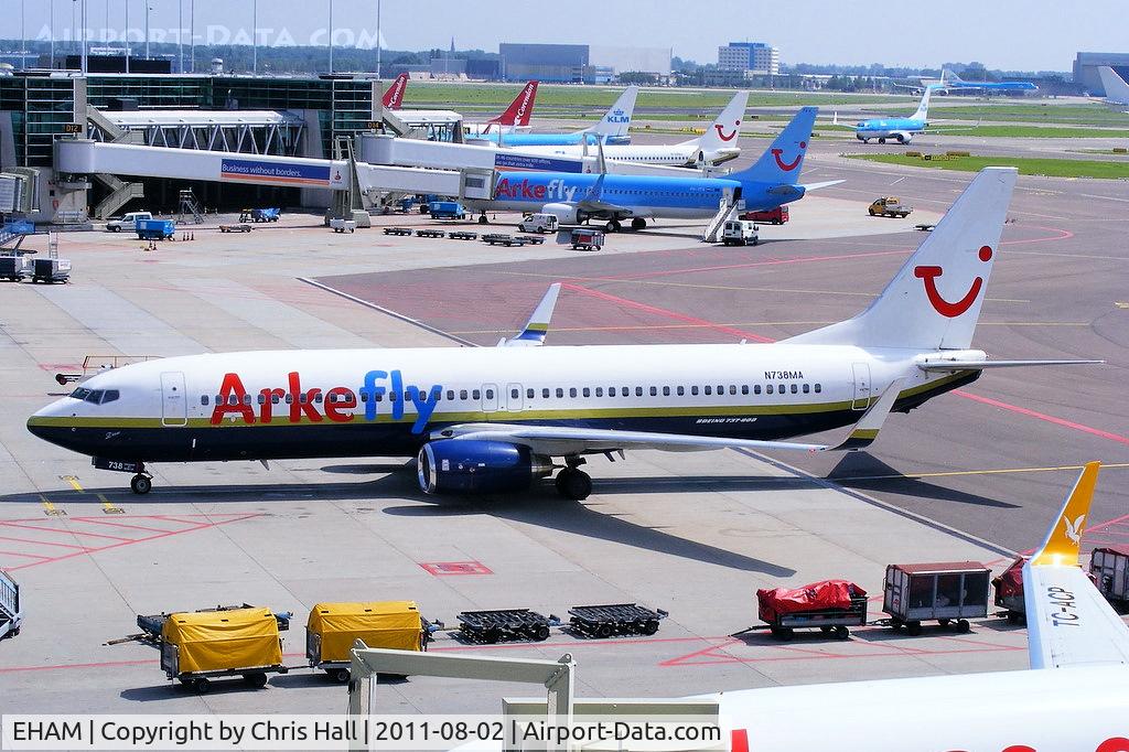 Amsterdam Schiphol Airport, Haarlemmermeer, near Amsterdam Netherlands (EHAM) - Pier C at Schiphol