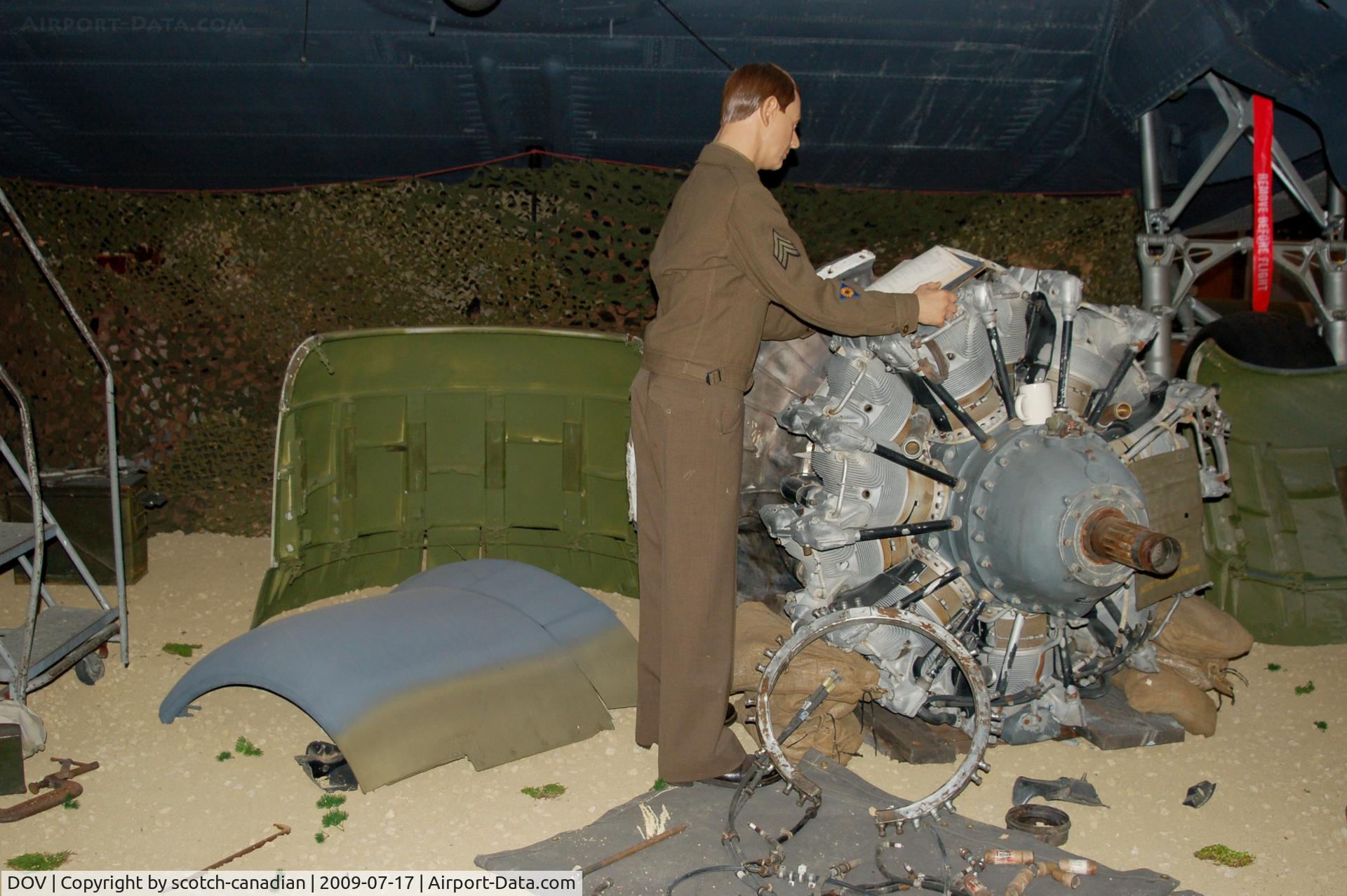 Dover Afb Airport (DOV) - C-47 Engine Change at the Air Mobility Command Museum, Dover AFB, DE