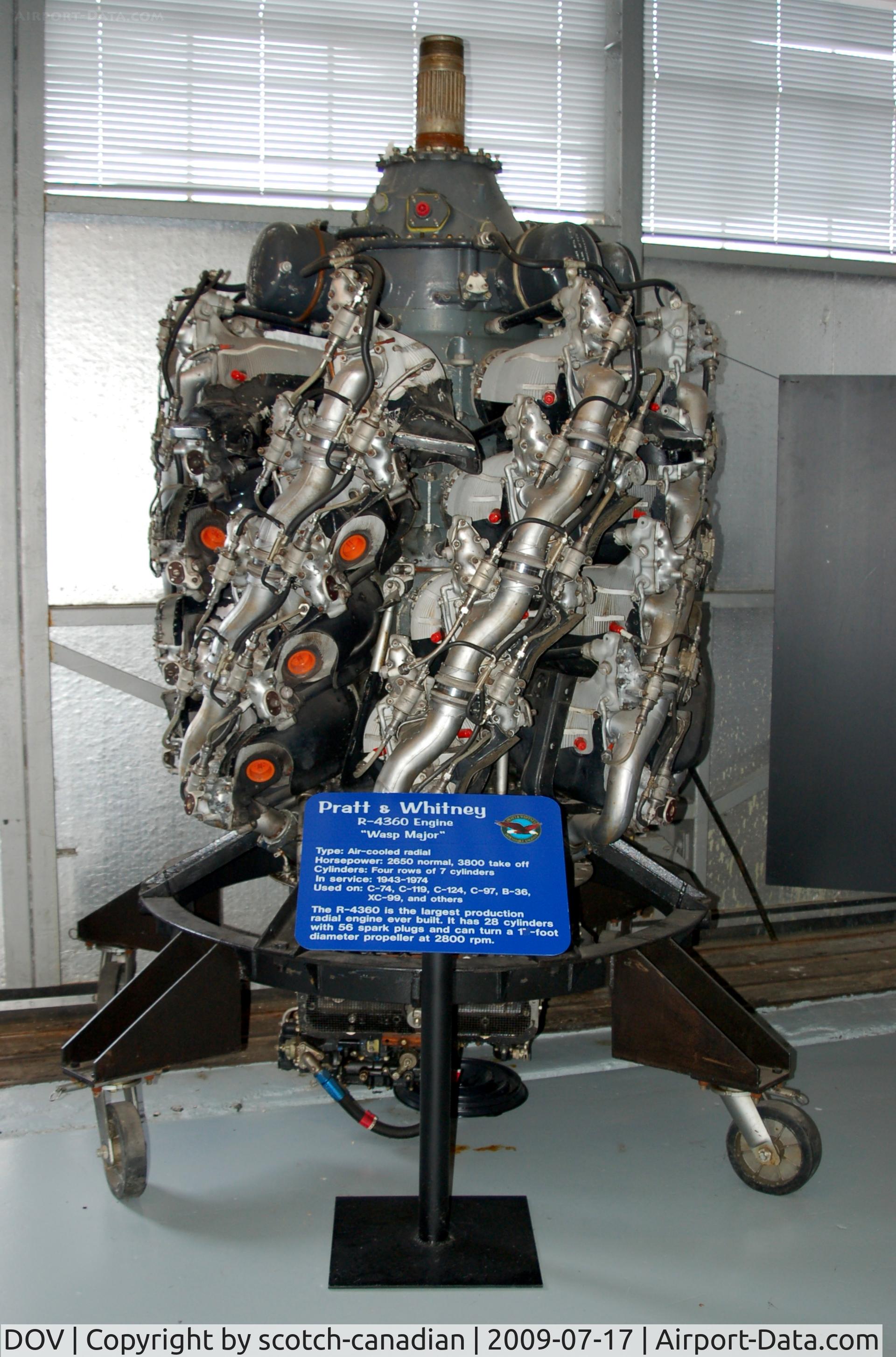Dover Afb Airport (DOV) - Pratt & Whitney R-4360 