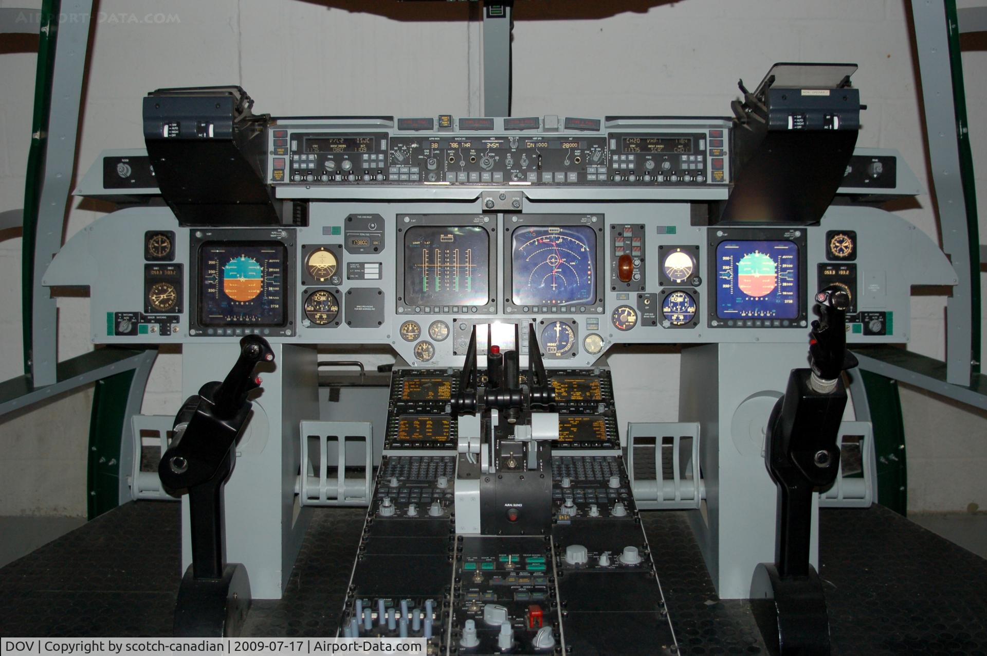 Dover Afb Airport (DOV) - C-17 Cockpit Simulator at the Air Mobility Command Museum, Dover AFB, DE