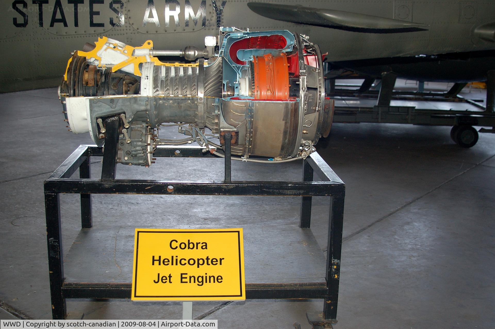 Cape May County Airport (WWD) - Cobra Helicopter Jet Engine at the Naval Air Station Wildwood Aviation Museum, Cape May County Airport, Wildwood, NJ