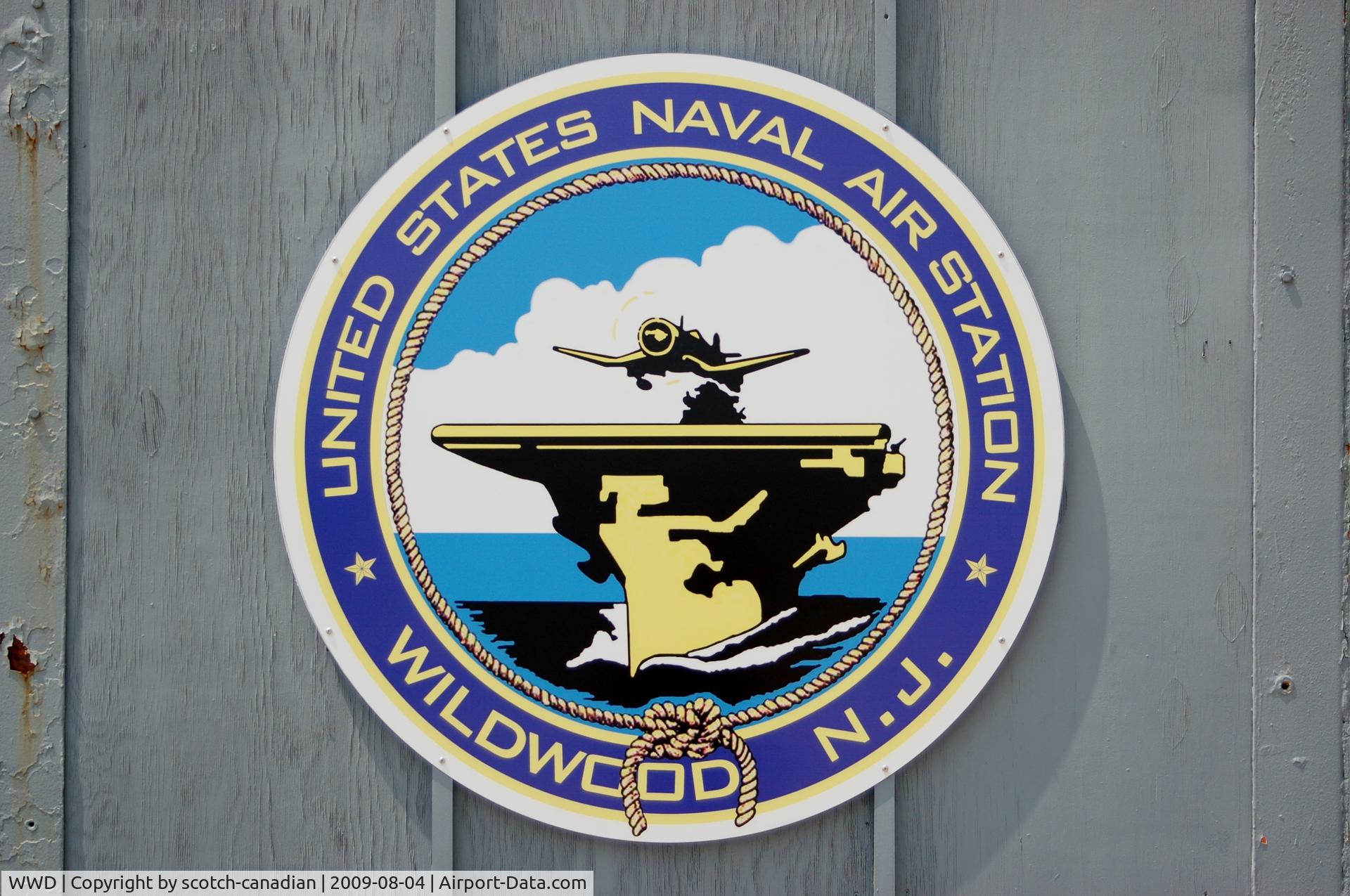 Cape May County Airport (WWD) - Sign at the Naval Air Station Wildwood Aviation Museum, Cape May County Airport, Wildwood, NJ