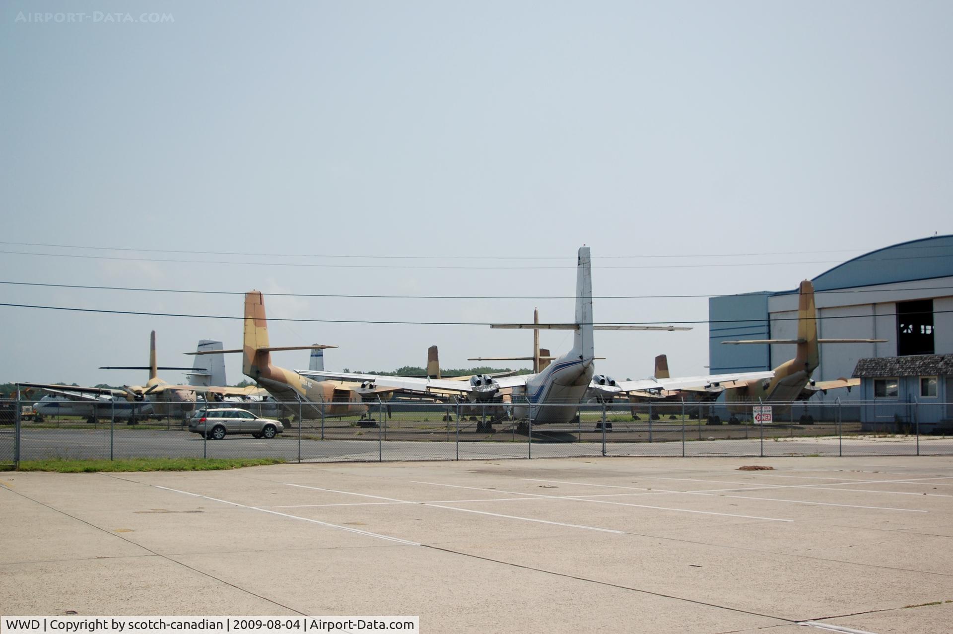 Cape May County Airport (WWD) - de Havilland DHC-4 Caribous at Pen Turbo Aviation, Cape May County Airport, Wildwood, NJ
