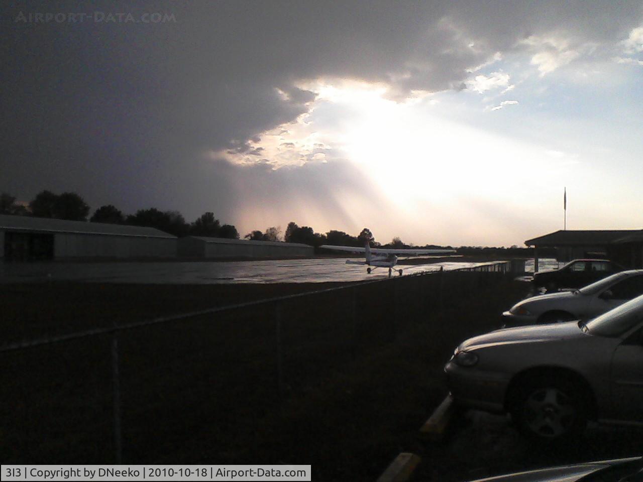Sky King Airport (3I3) - after a big squall passed through