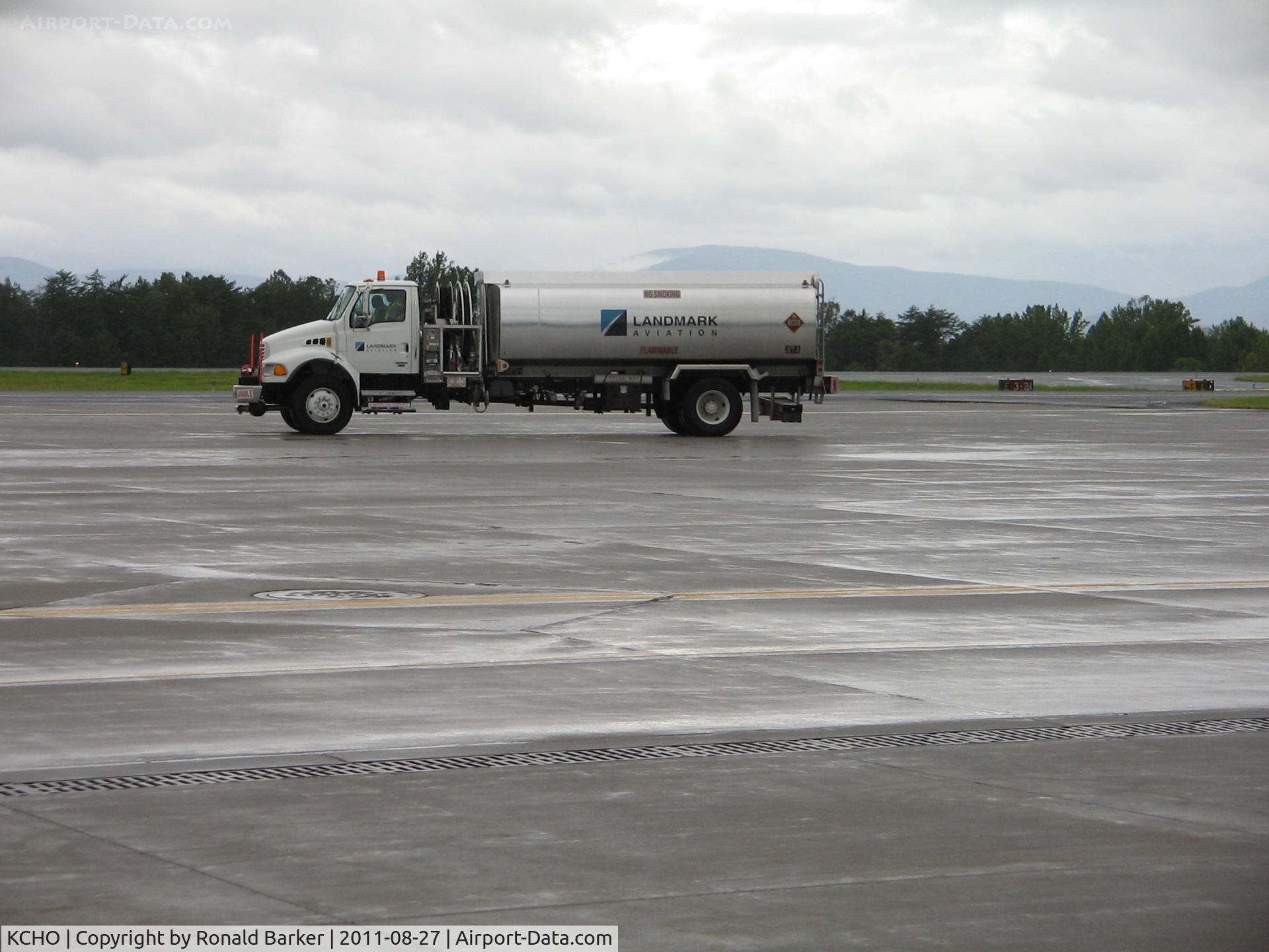 Charlottesville-albemarle Airport (CHO) - Fuel truck operations during Hurricane Irene
