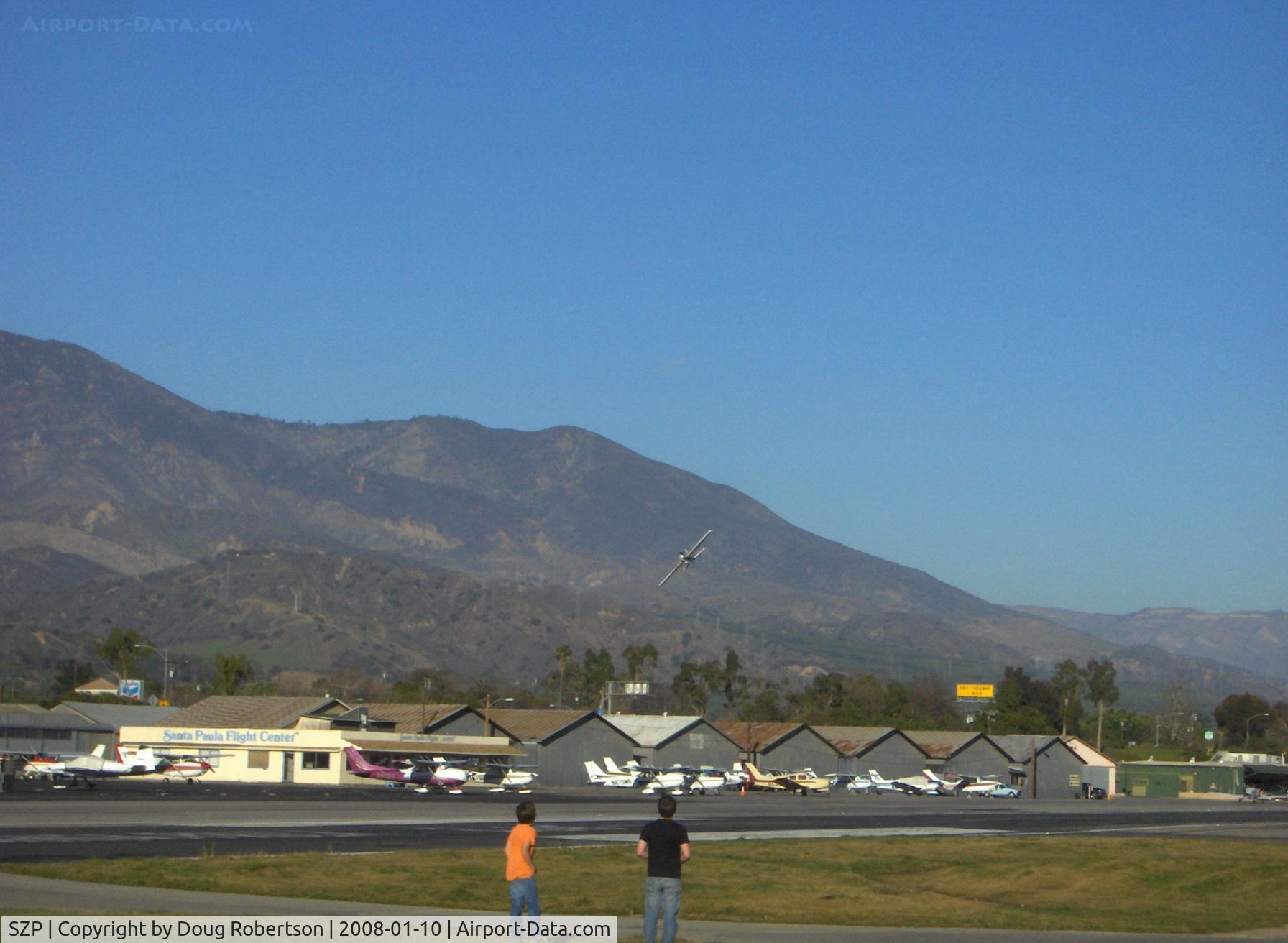 Santa Paula Airport (SZP) - RC Drone 'FLASH' extreme aerobatic, 60 degree bank