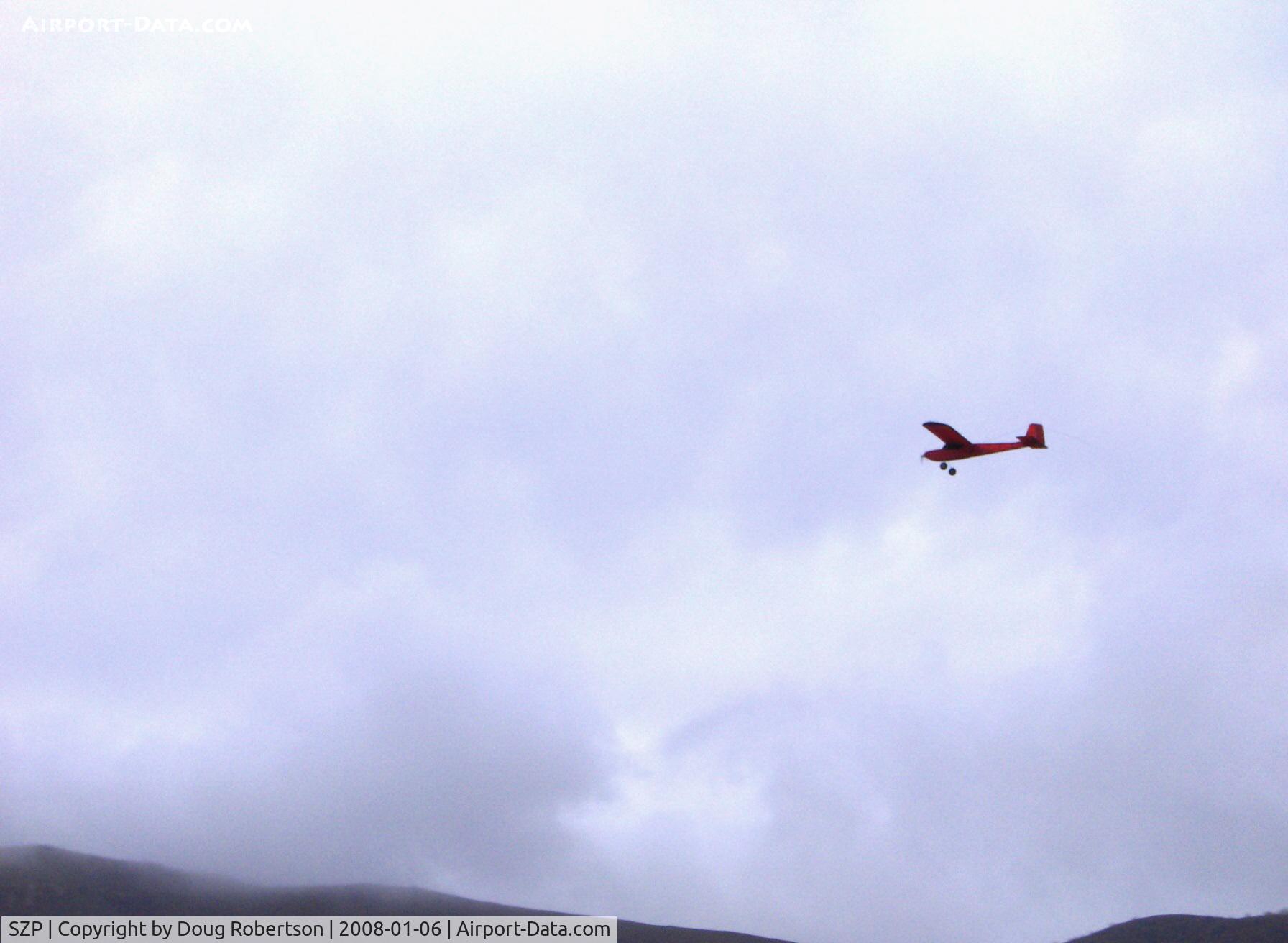 Santa Paula Airport (SZP) - RC drone High Wing Monoplane