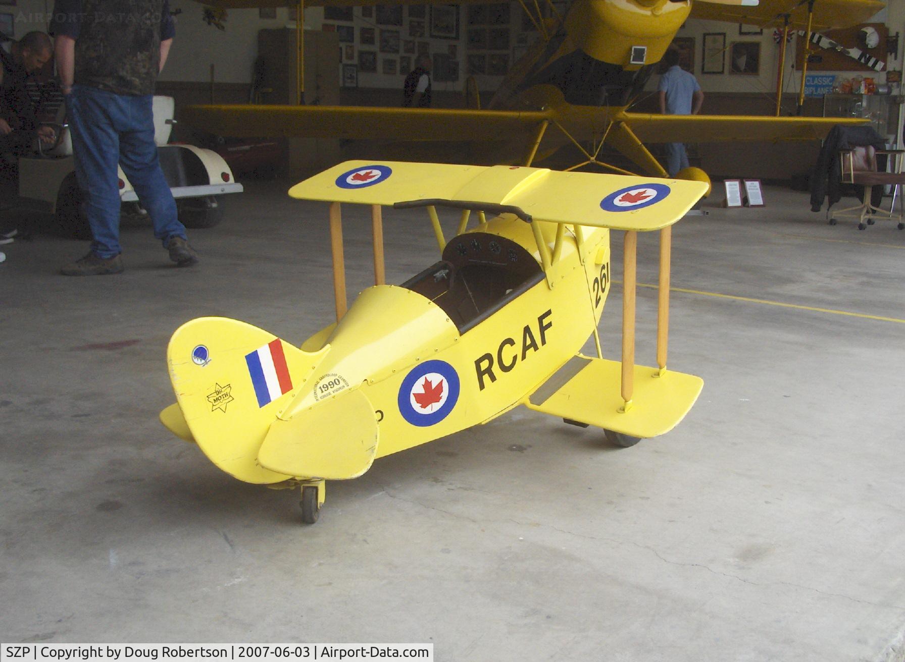 Santa Paula Airport (SZP) - RCAF Pedal Biplane CF-IVO