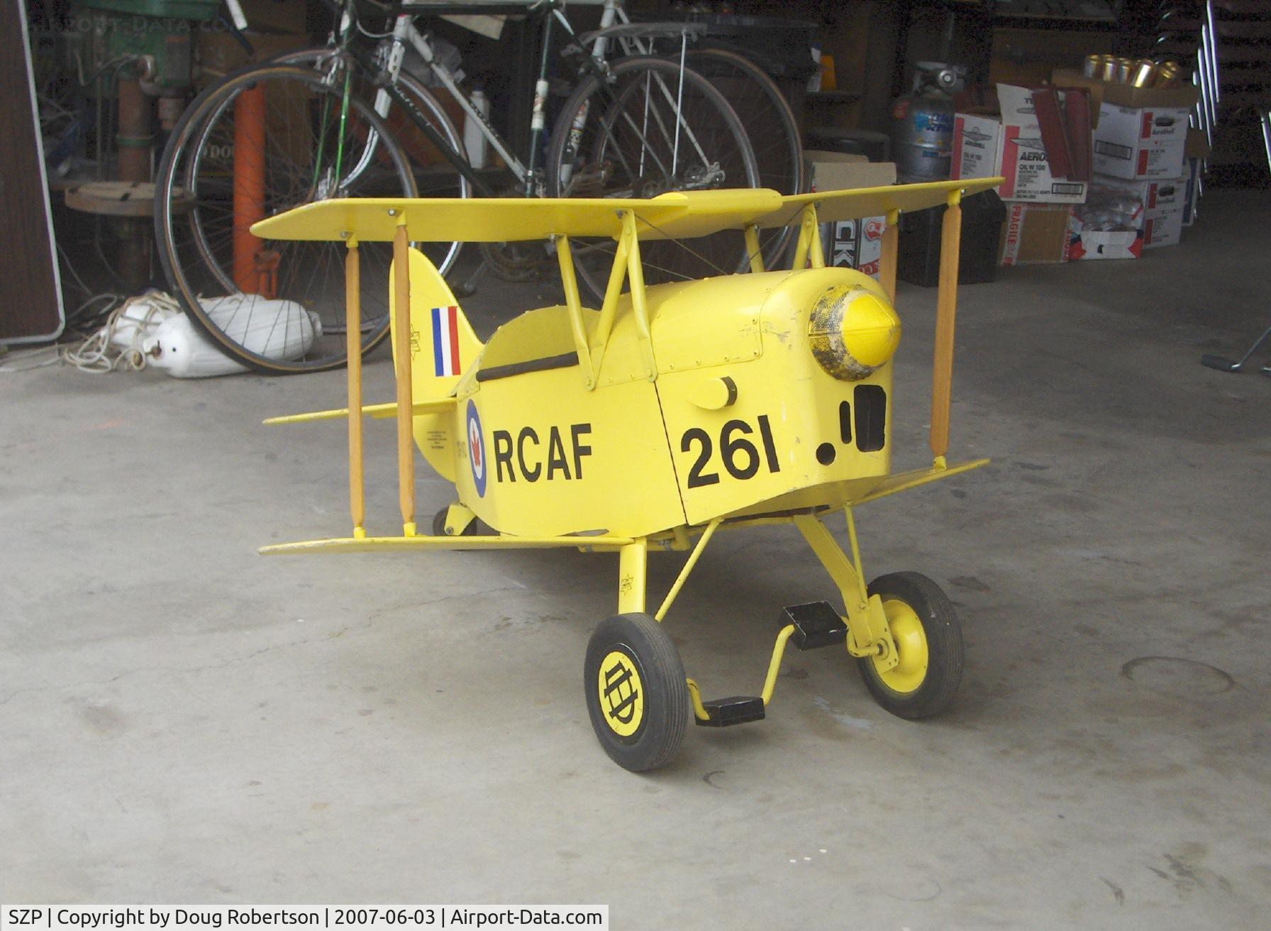 Santa Paula Airport (SZP) - RCAF Pedal Biplane CF-IVO