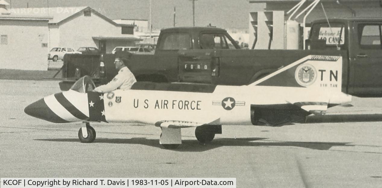 Patrick Afb Airport (COF) - U.S.Air Force Mini Fighter at Patrick Air Force Base  Cocoa Beach Fla.  Nov. 5,1983.