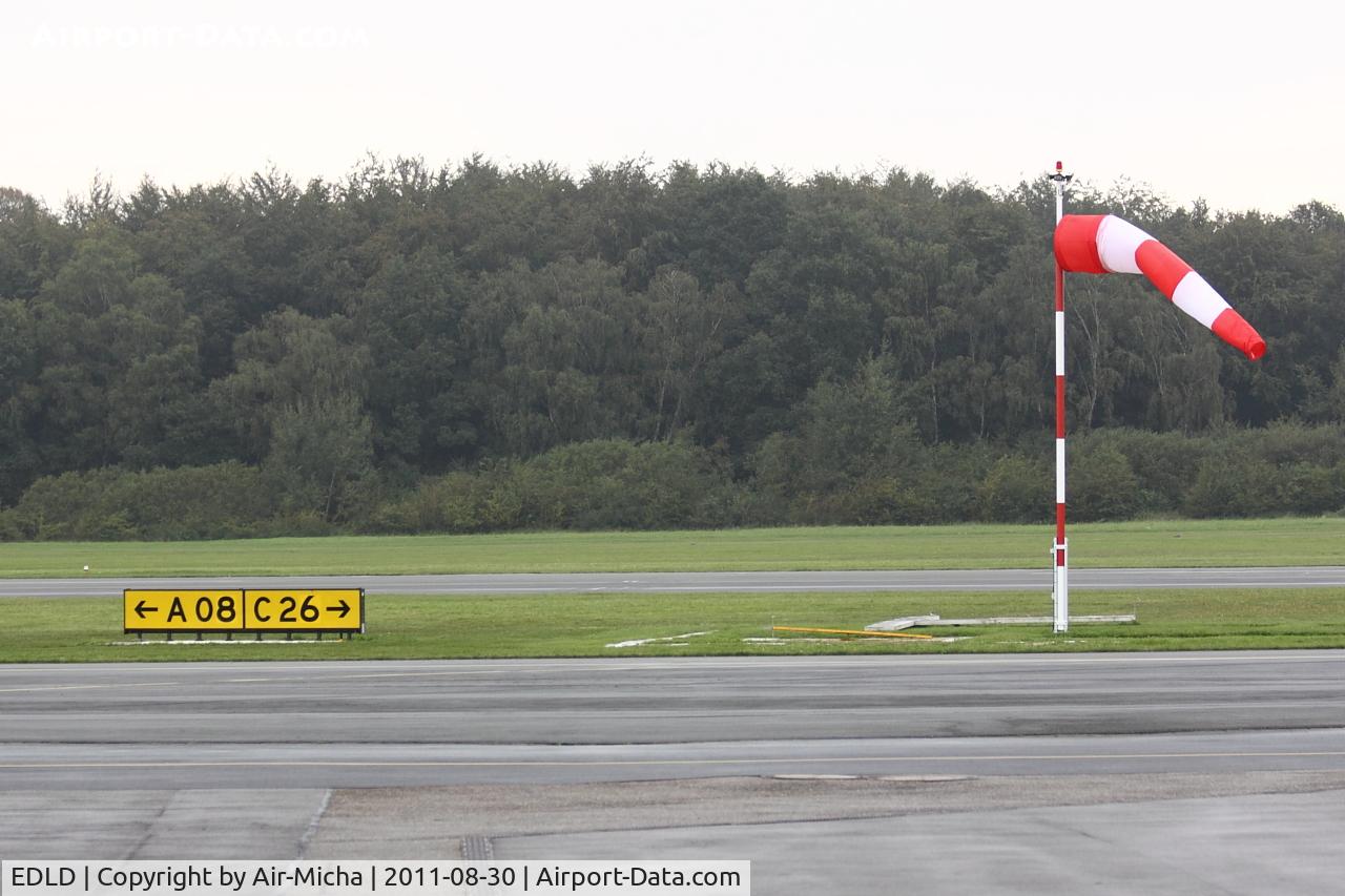 EDLD Airport - Runway of Dinslaken Schwarze Heide Airport, ZCV/ EDLD. Runway number after the extension of the airstrip in 2010.