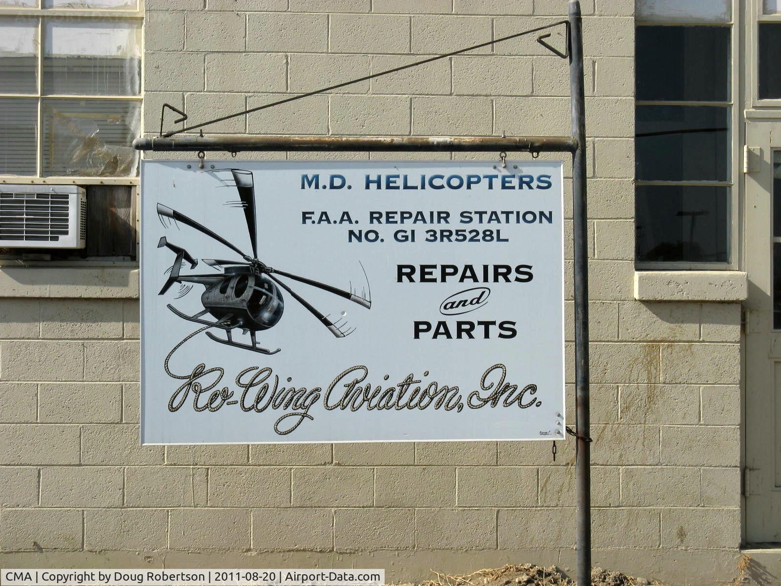 Camarillo Airport (CMA) - Ro-Wing Aviation, Inc.-MD Helicopters specialist