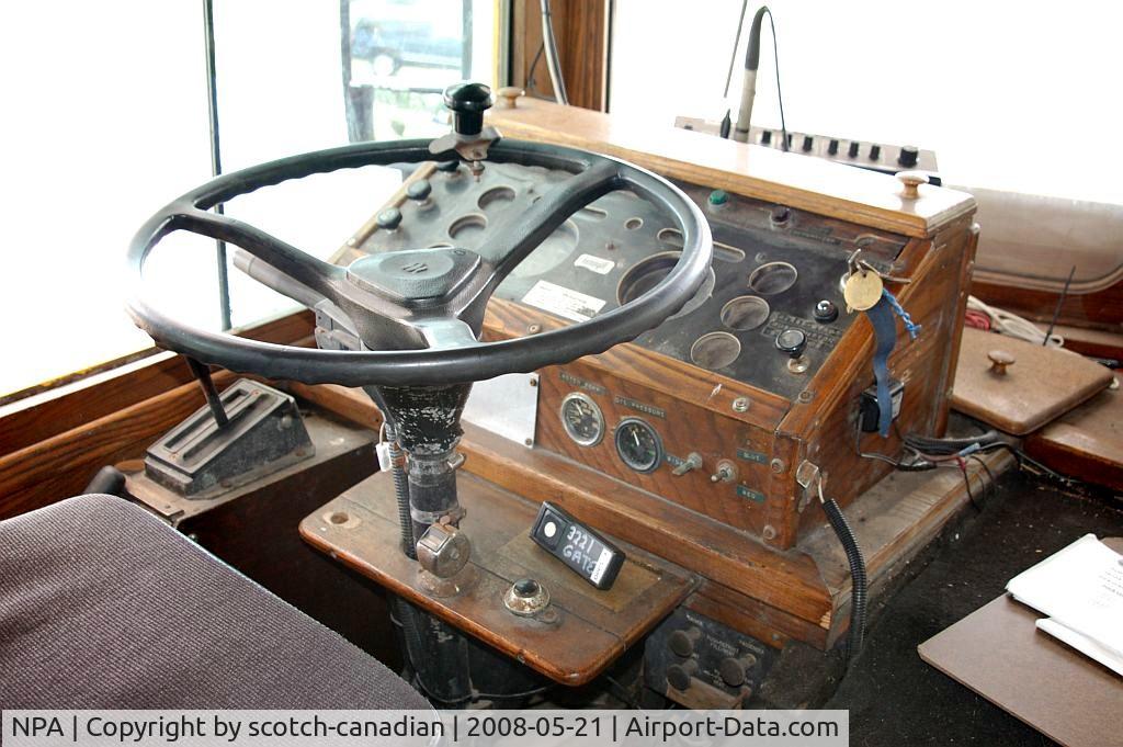 Pensacola Nas/forrest Sherman Field/ Airport (NPA) - Driver's Seat on the Tourist Tram at the National Naval Aviation Museum, Pensacola, FL