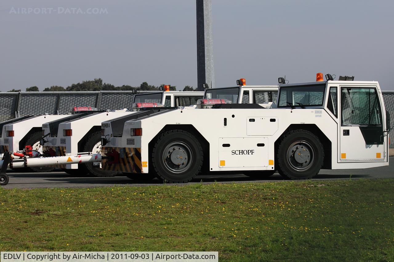 Weeze Airport (formerly Niederrhein Airport), Weeze Germany (EDLV) - Pusher No. 4 from Weeze Airport, Germany, EDLV/ NRN