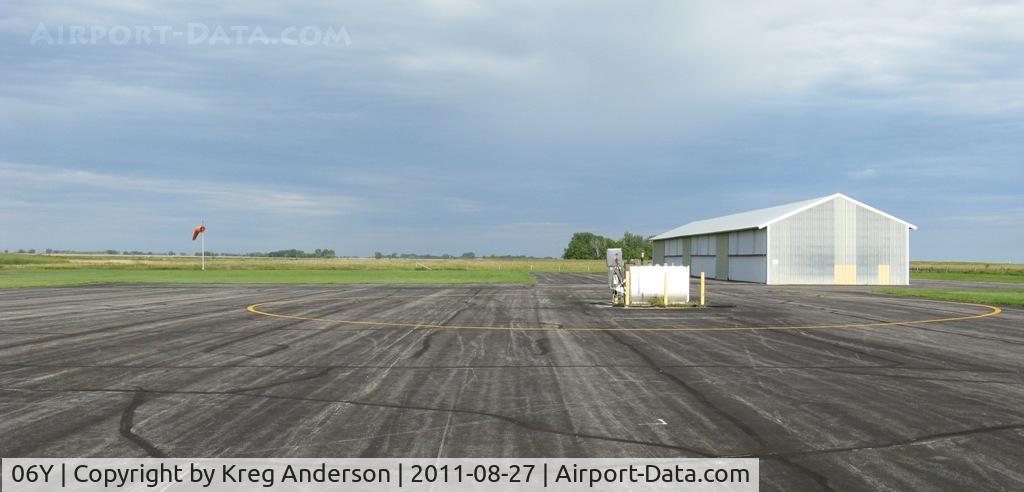 Herman Municipal Airport (06Y) - The hangars at Herman Municipal Airport (06Y) in Herman, MN.